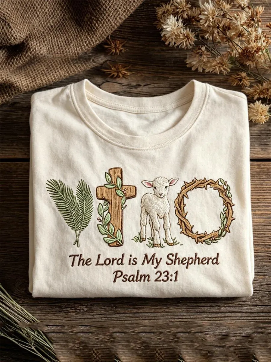 Women's Casual Faith Floral Printed T-Shirt