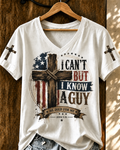 Women'S I Can'T But I Know A Guy Printed Casual T-Shirt
