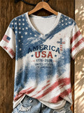 Women's Faith Casual Printed Short-Sleeve T-shirt