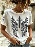 Women'S Angel Wings Christian T-Shirt
