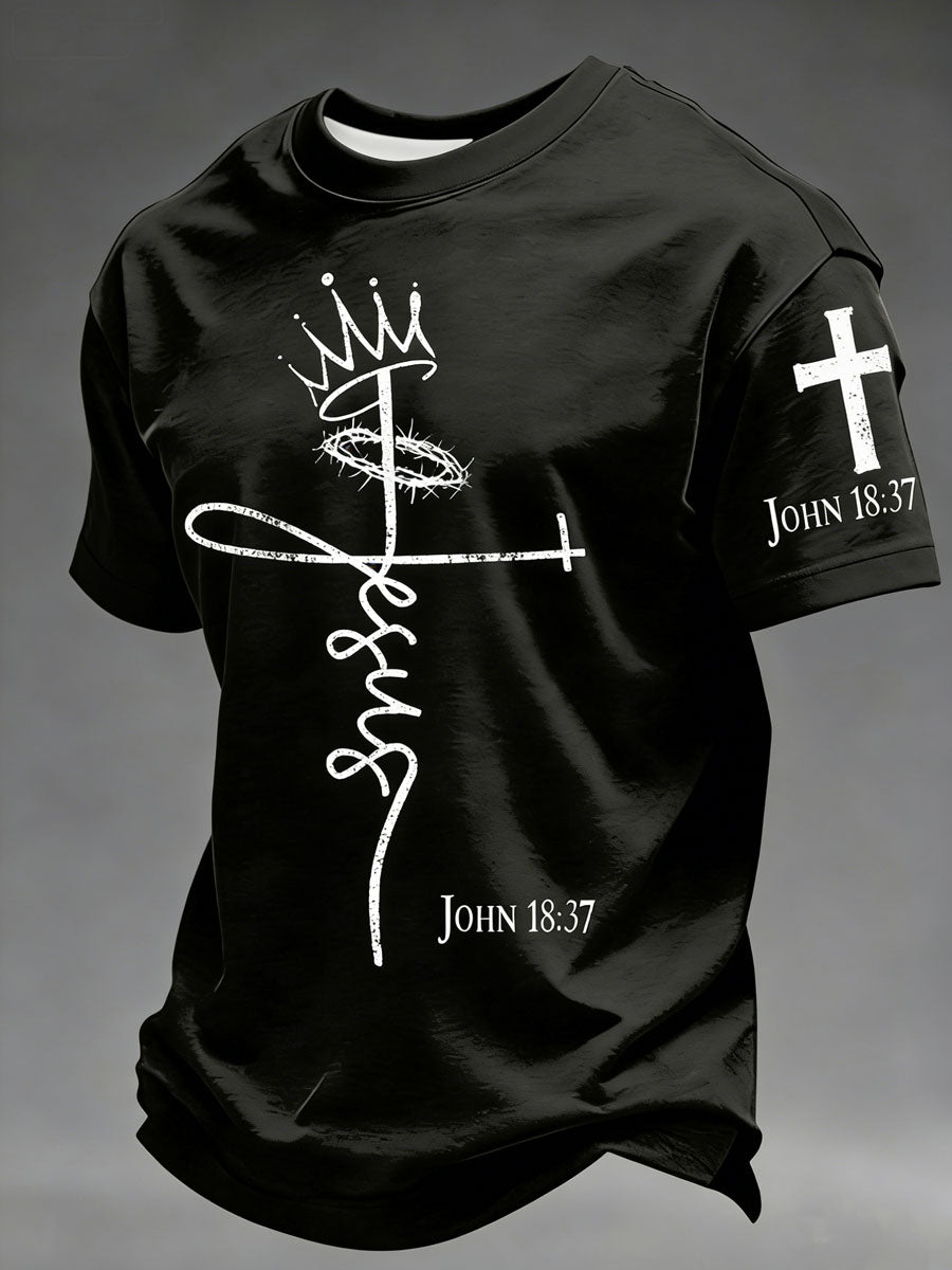 Men'S JESUS JOHN 18:37 T-Shirt