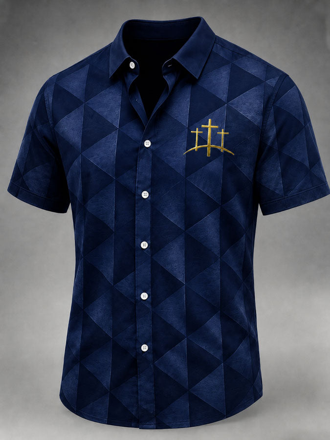 Men's Faith Printed Casual Shirt