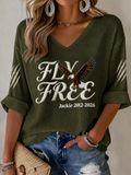 Women's Jackie Forever Our Queen Print Top