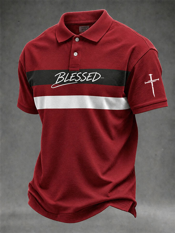 Men'S Faith Print Casual Shirt