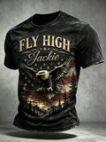 Men'S Eagle Printed Short-Sleeve T-Shirt