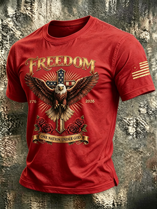 250Th Anniversary Faith Printed Round Neck T-Shirt In The United States