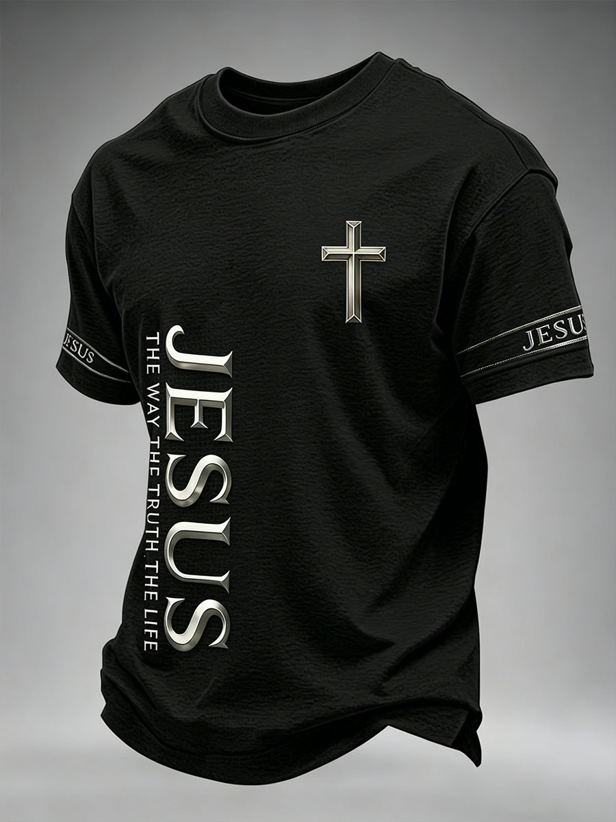 Men'S Faith Printed T-Shirt