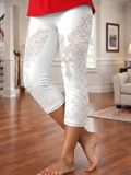 Women'S Independence Day Relief Printed Casual Pants
