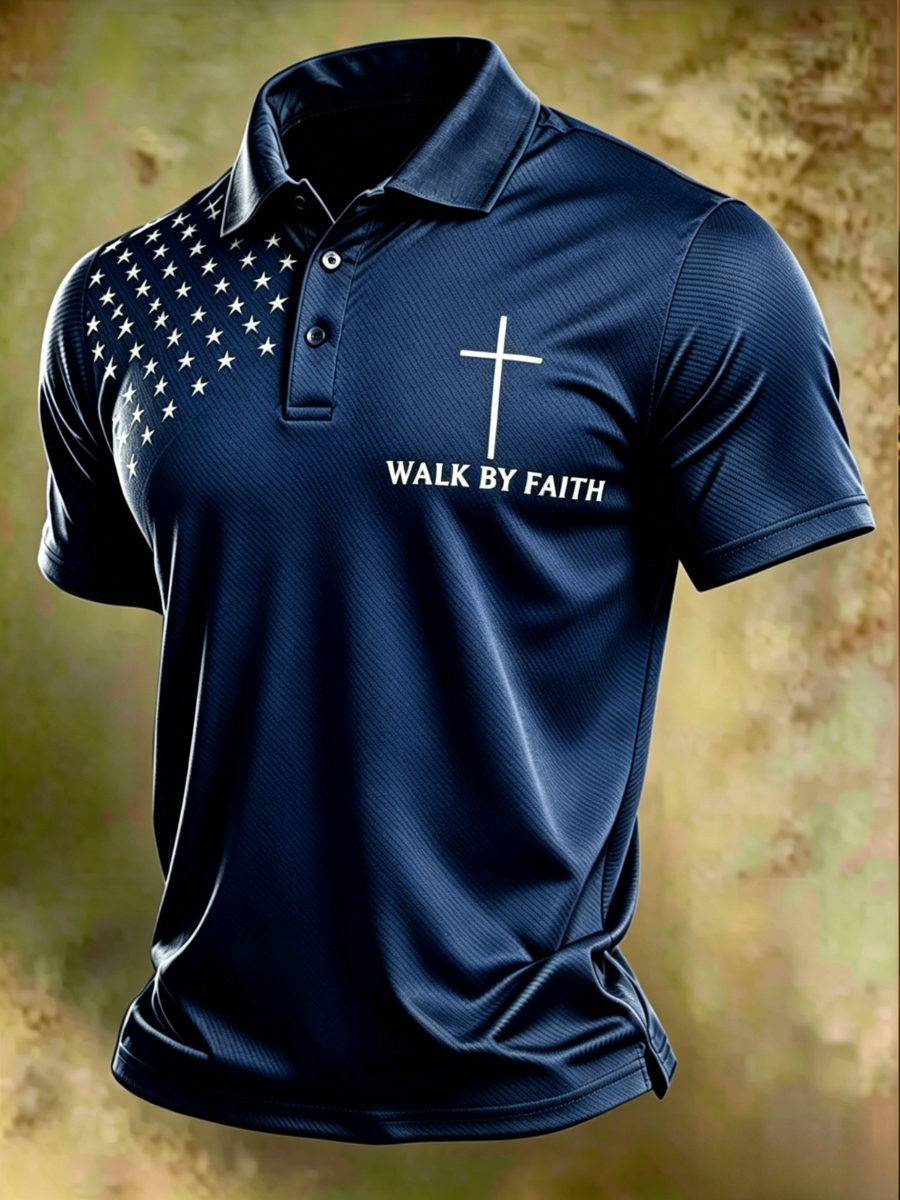 Men's 250th Anniversary Faith Casual Collar Shirt