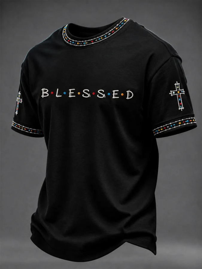 Men'S Faith Printed T-Shirt