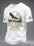Men'S Forever Over Big Bear, Fly Free Jackie Printed Short-Sleeve T-Shirt