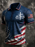 Personalized Printed Polo Shirt Commemorating Faith In The United States