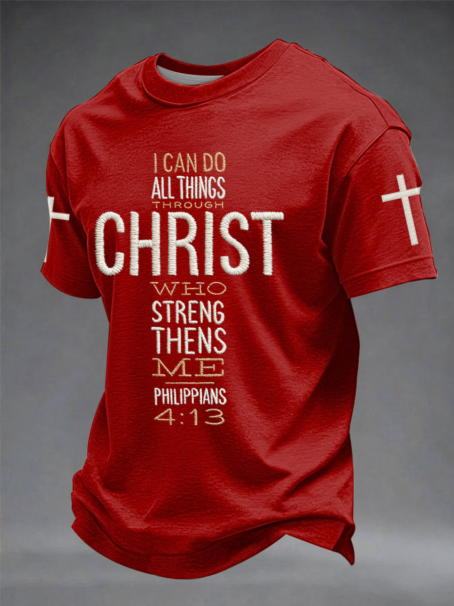 Men'S Faith Printed T-Shirt