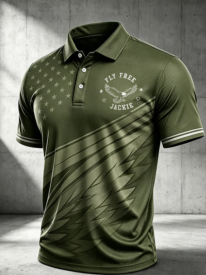 Men'S Eagle Jackie Casual Polo Shirt