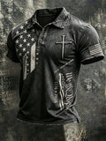 Men'S Independence Day Faith Casual Polo Shirt