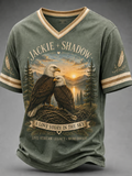 Men's Bald Eagle Jackie Print T-Shirt