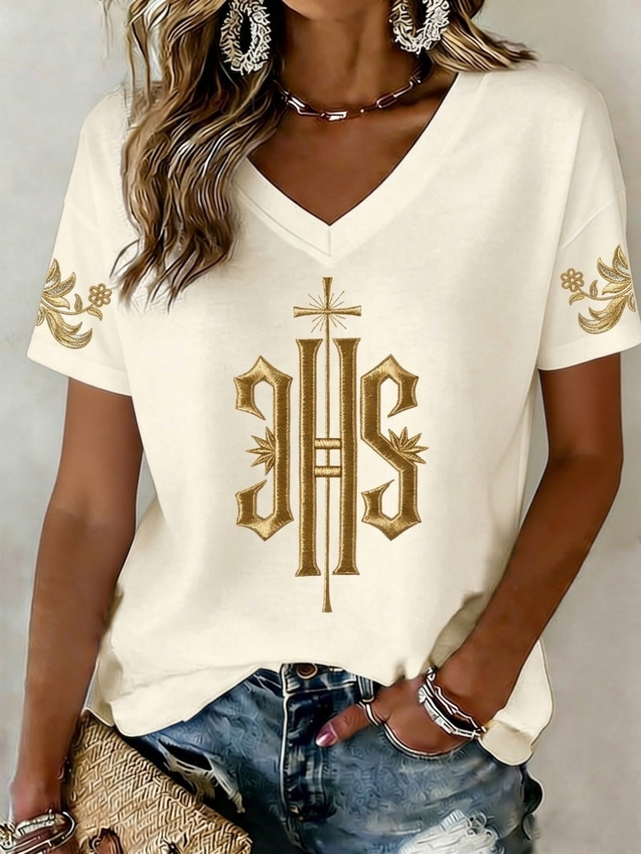 Corpus Christi Women's V-Neck T-Shirt