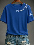 Women'S Faith Be Strong And Courageous T-Shirt