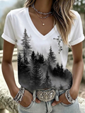Women's American Faith Theme Printed T-shirt