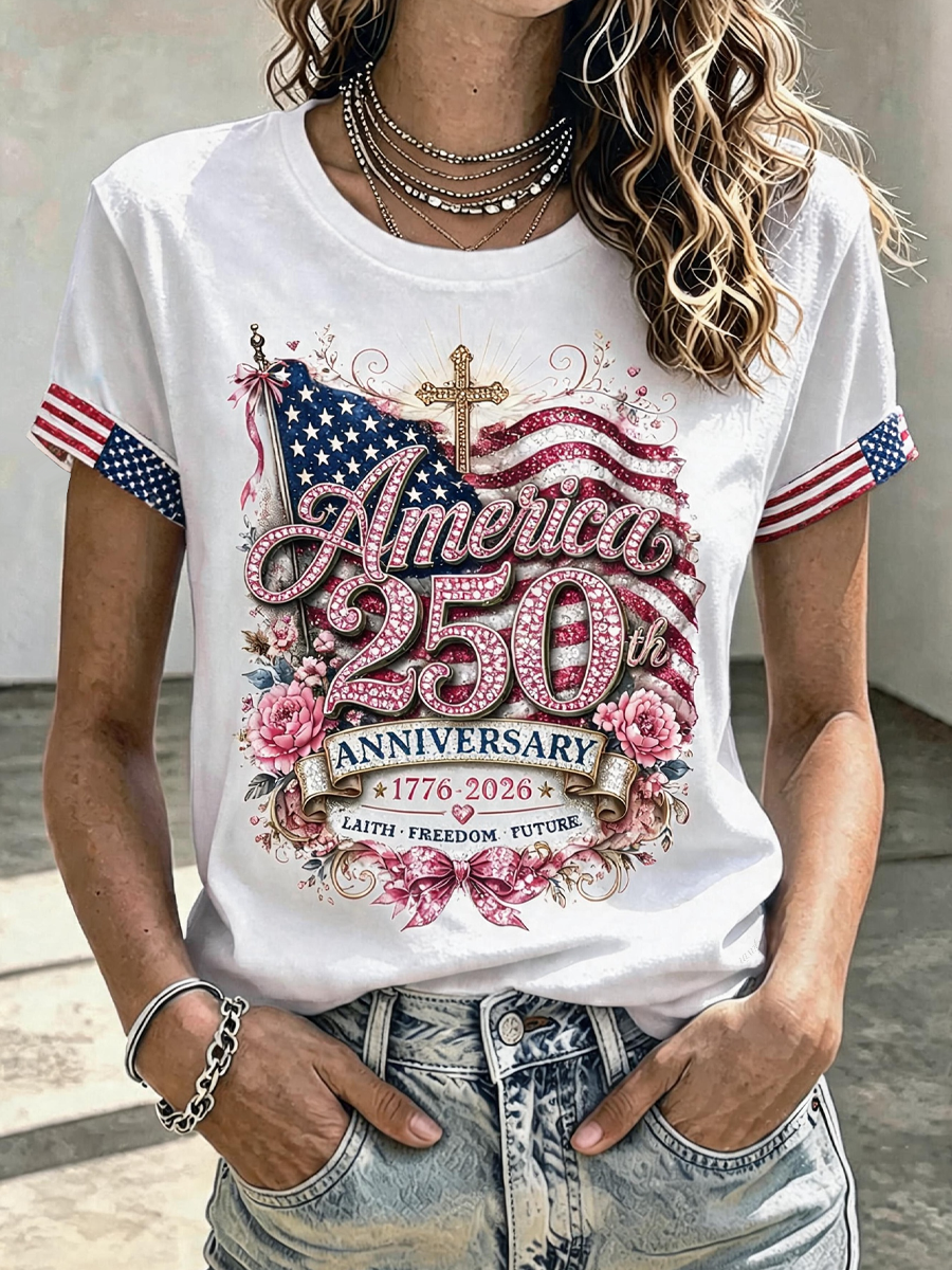 Women'S 250Th Anniversary Faith Freedom T-Shirt