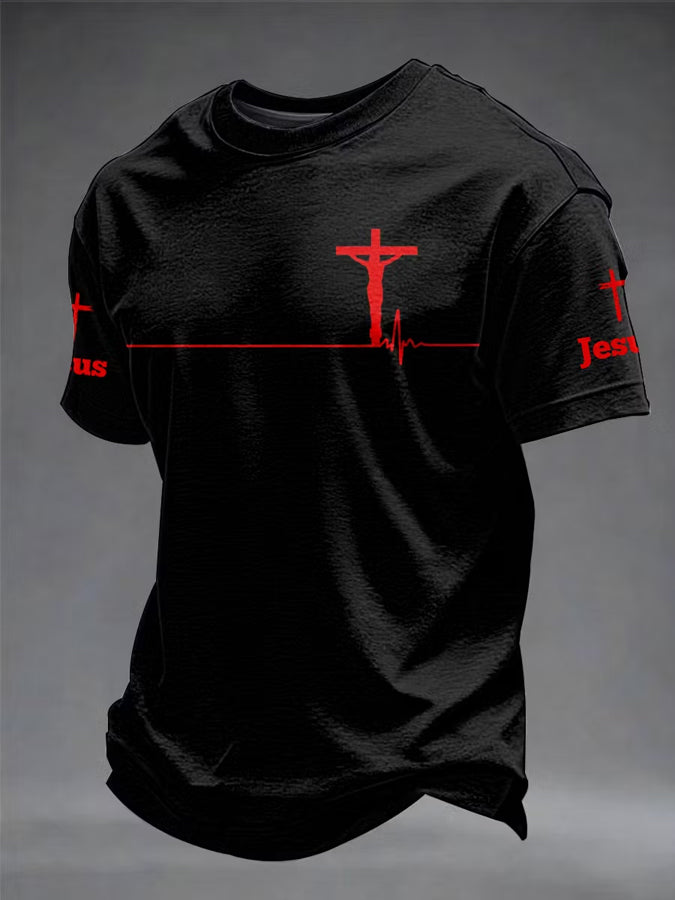Men's Faith Print Short Sleeve T-Shirt