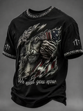 Men's Faith Casual Printed T-Shirt