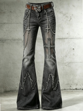 Women's Faith Printed Casual Jeans