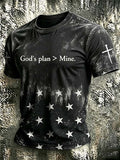 Men'S Leisure God'S Plan>My Plan Printed Shirt