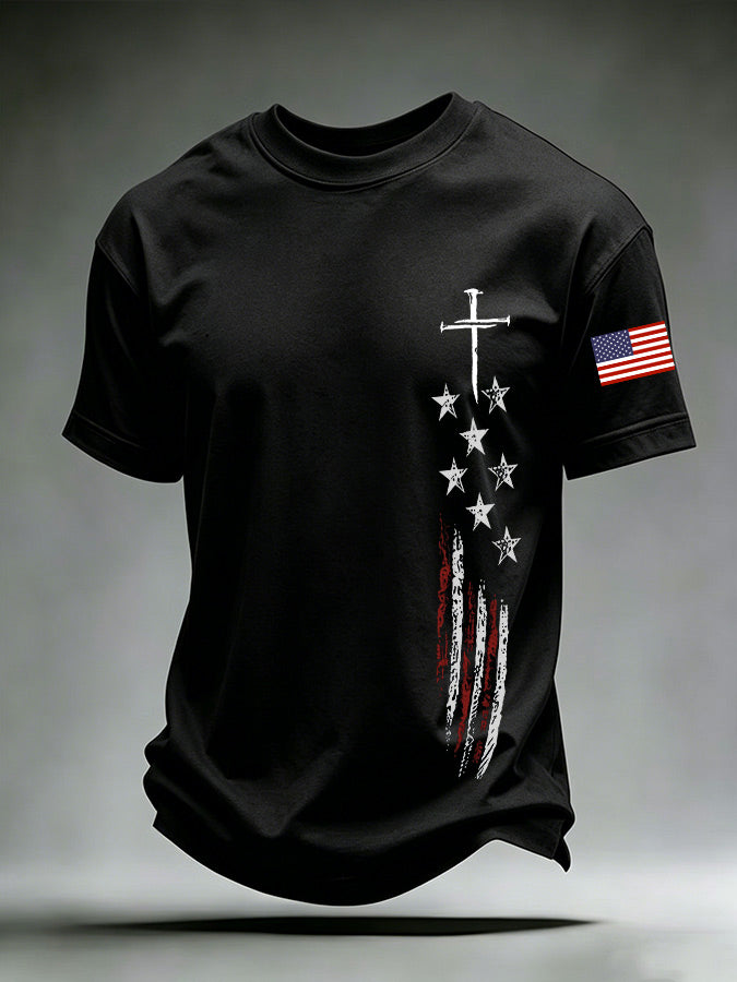 Men's 250th Anniversary Print Crew Neck T-Shirt