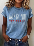 Women'S Flag 250Th Anniversary Printed Short Sleeve T-Shirt