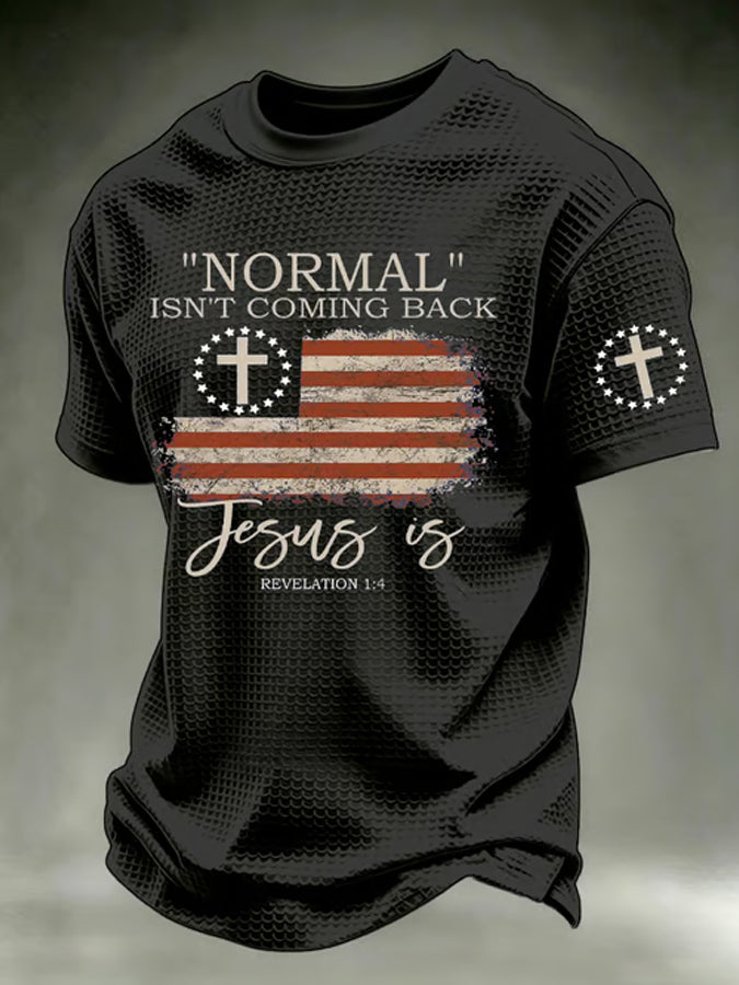 Men's Faith Printed Casual T-shirt