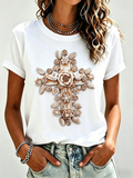 Women'S Casual Retro Faith T-Shirt