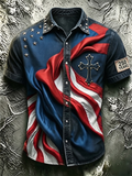 Men'S Faith Casual Printed Shirt