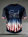 Men's One Nation Under God Waffle T-Shirt