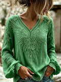 Women's Celtic pattern top