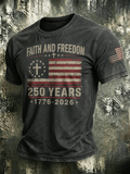 Men's Casual American Faith T-Shirt