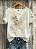 Women'S Faith Element Pattern Printed Casual Short-Sleeve T-Shirt