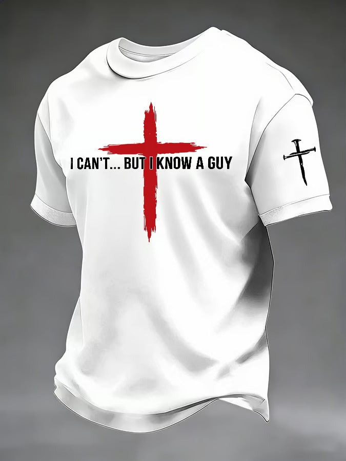 Men'S Casual Faith Printed T-Shirt