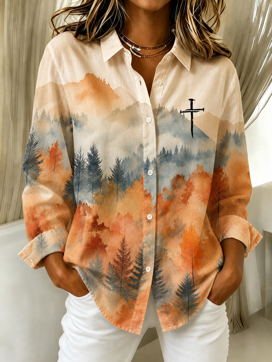 Women's Casual Autumn Natural Shirt