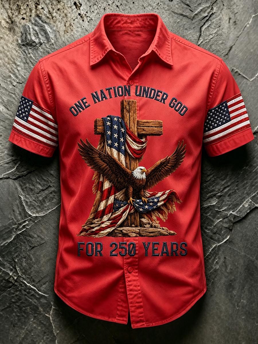 Men's Faith&Freedom Independence Day Shirt