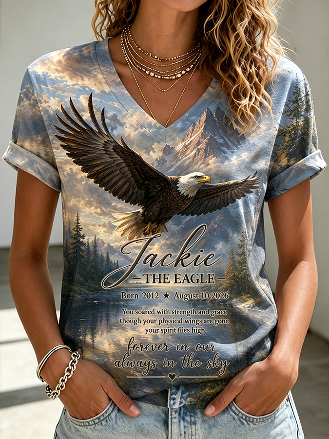 Women's Fly Free Jackie Printed T-shirt