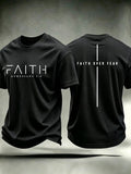 Men's Faith Printed Waffle T-shirt