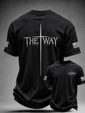 Men's Faith Printed Casual Short Sleeved T-Shirt