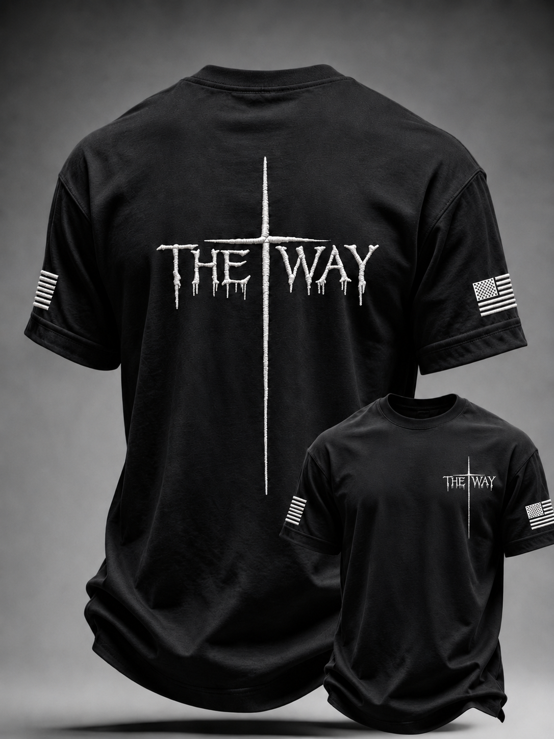 Men's Faith Printed Casual Short Sleeved T-Shirt