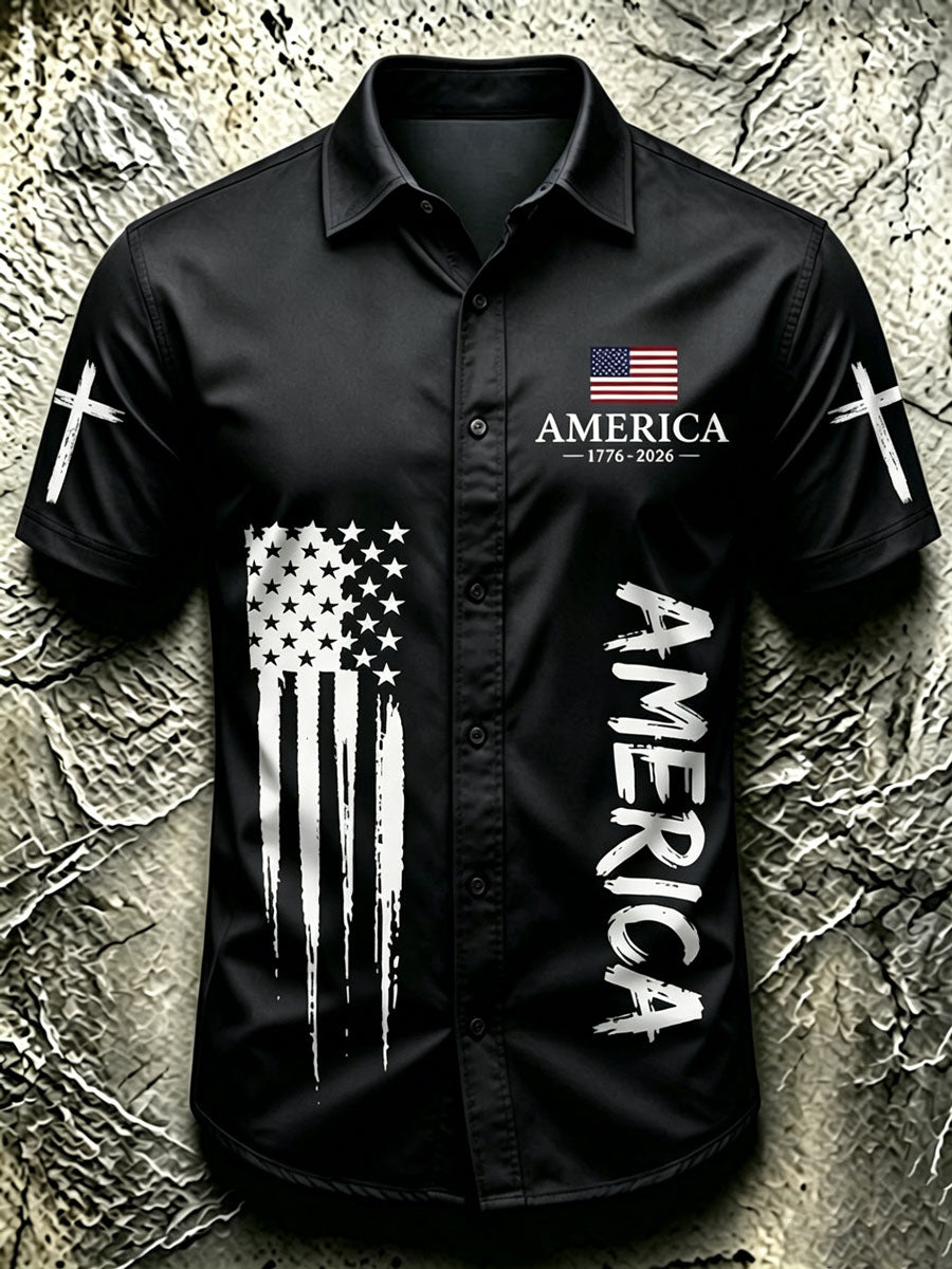 American Independence Day Men's Casual Shirt