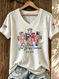 Women's Faith Cross Casual T-Shirt