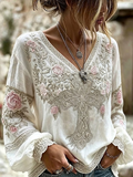Women'S Faith Printed Casual Round Neck Top