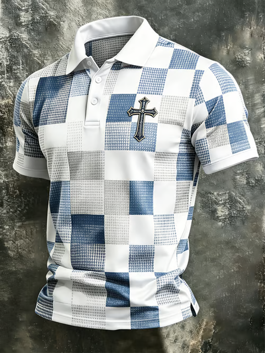 Men'S Faith Printed Business Top