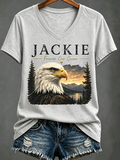 Women'S Casual Bald Eagle