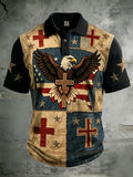 Men'S 250Th Anniversary Of The USA Faith Print Short-Sleeve Polo Shirt